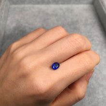 画像をギャラリービューアに読み込む, ブルーサファイア 1.098ct【Americano/Macchinetta】