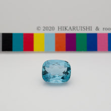 画像をギャラリービューアに読み込む, アクアマリン 3.60ct (ソーティング付)【Americano/Macchinetta】